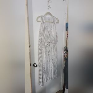 Nordstrim tie east midi dress NWT